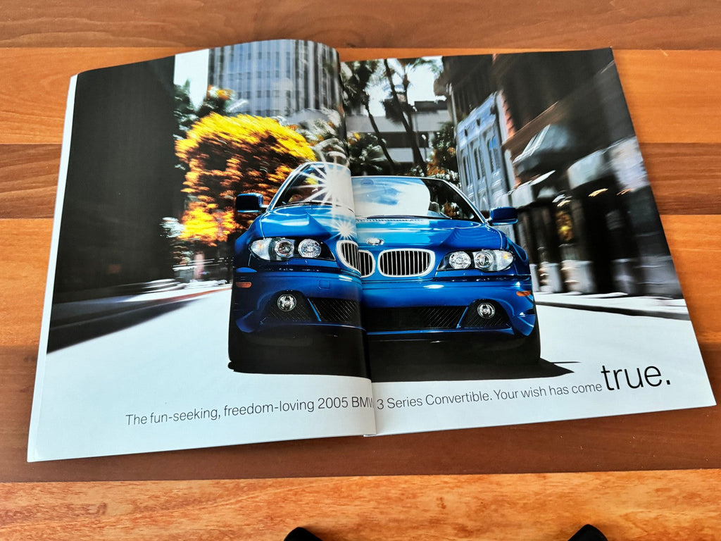 BMW-E46 Convertible, 2005-Dealership-Sales-Brochure