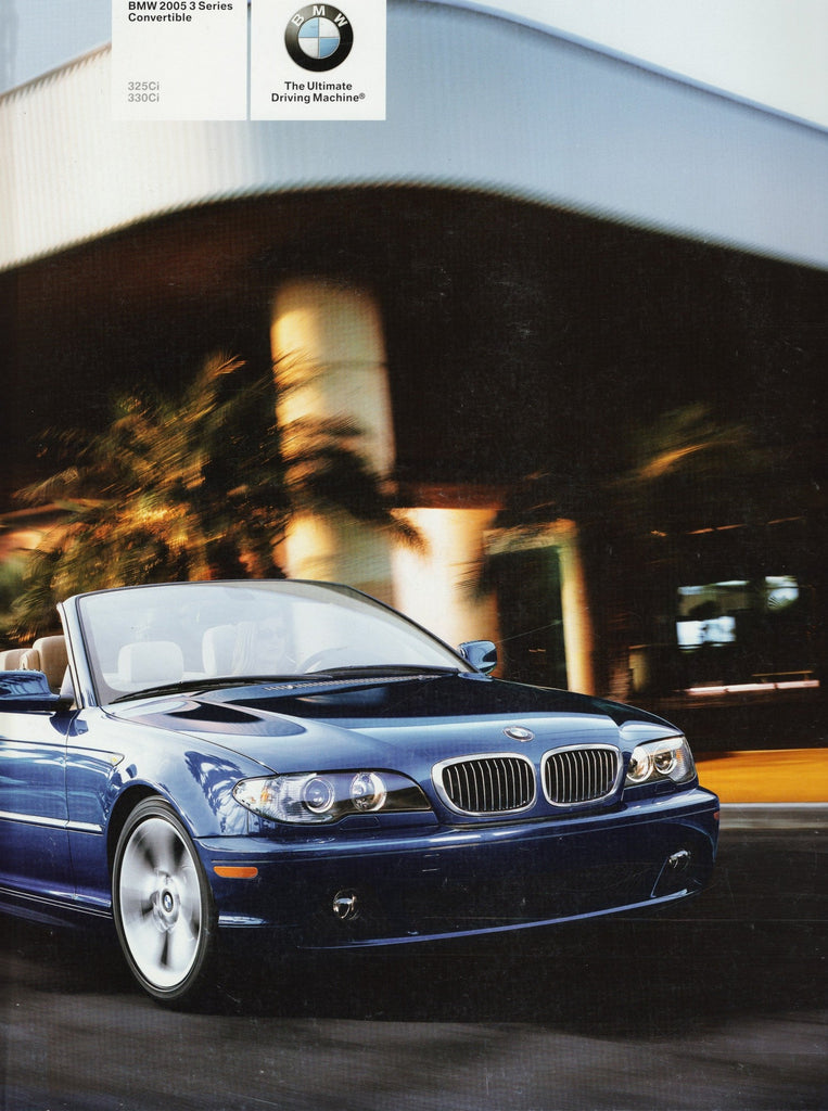 BMW-E46 Convertible, 2005-Dealership-Sales-Brochure