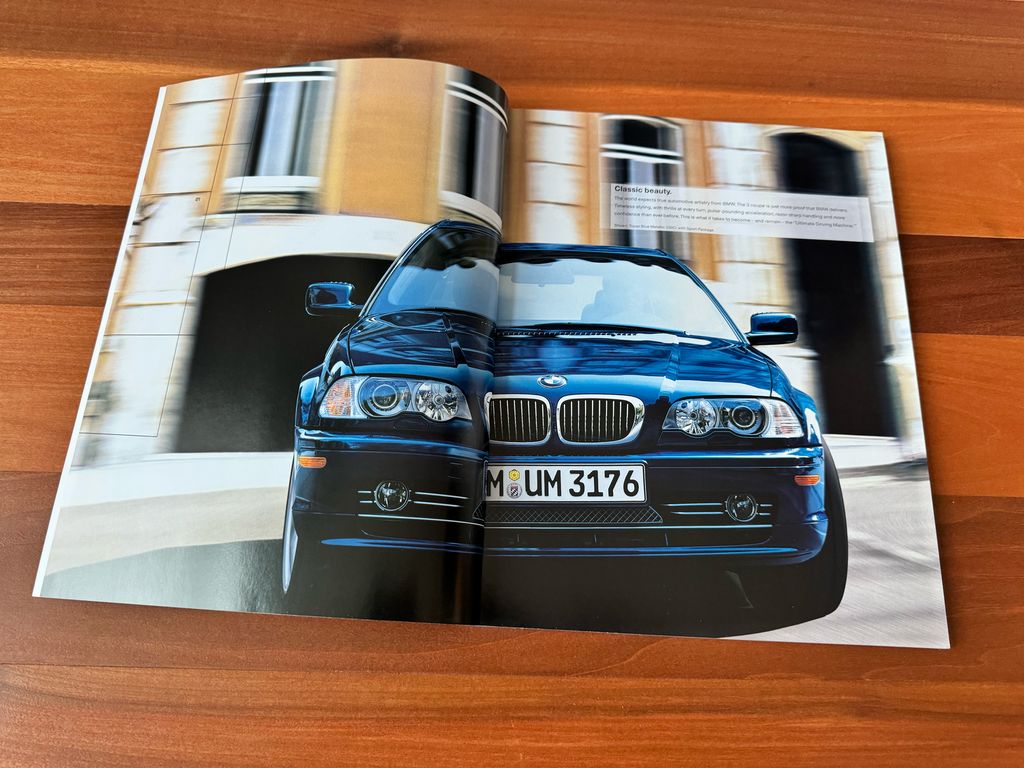 BMW-E46 Coupe, 2002-Dealership-Sales-Brochure