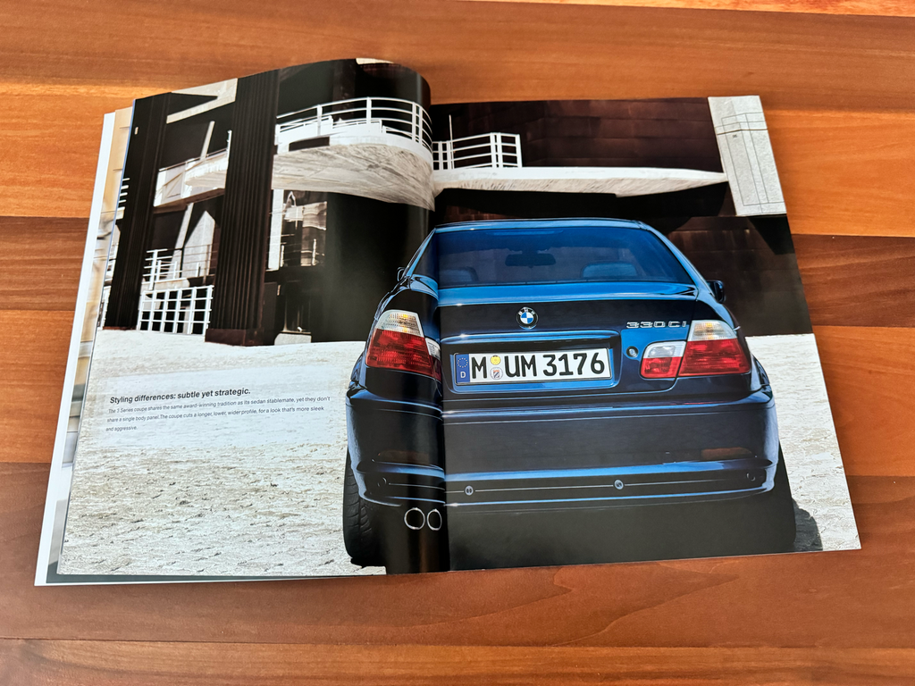 BMW-E46 Coupe, 2002-Dealership-Sales-Brochure