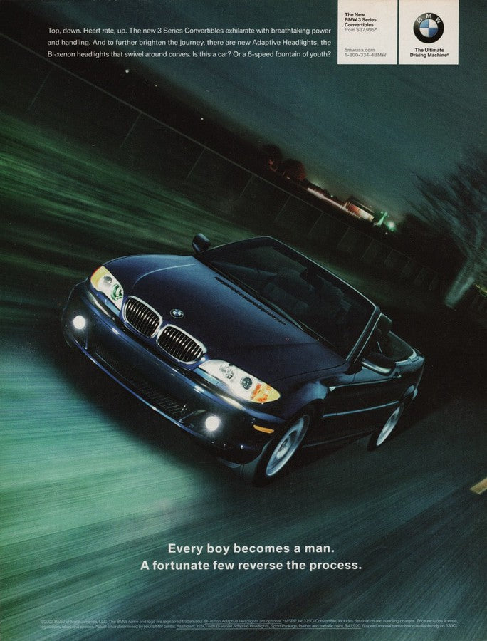 BMW-E46 Every Boy Becomes a Man-Magazine-Ad