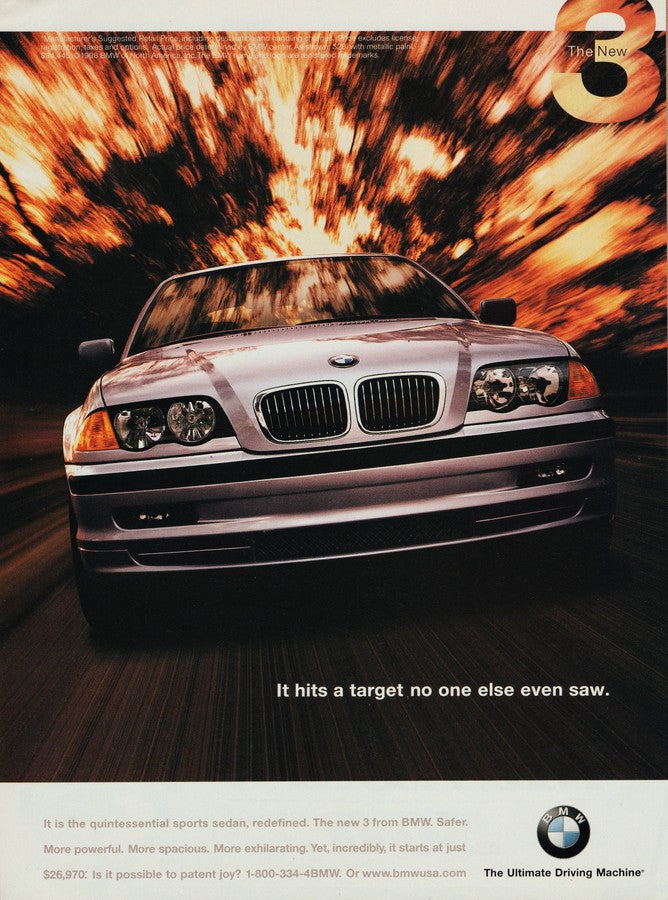 BMW-E46 Hits a Target-Magazine-Ad