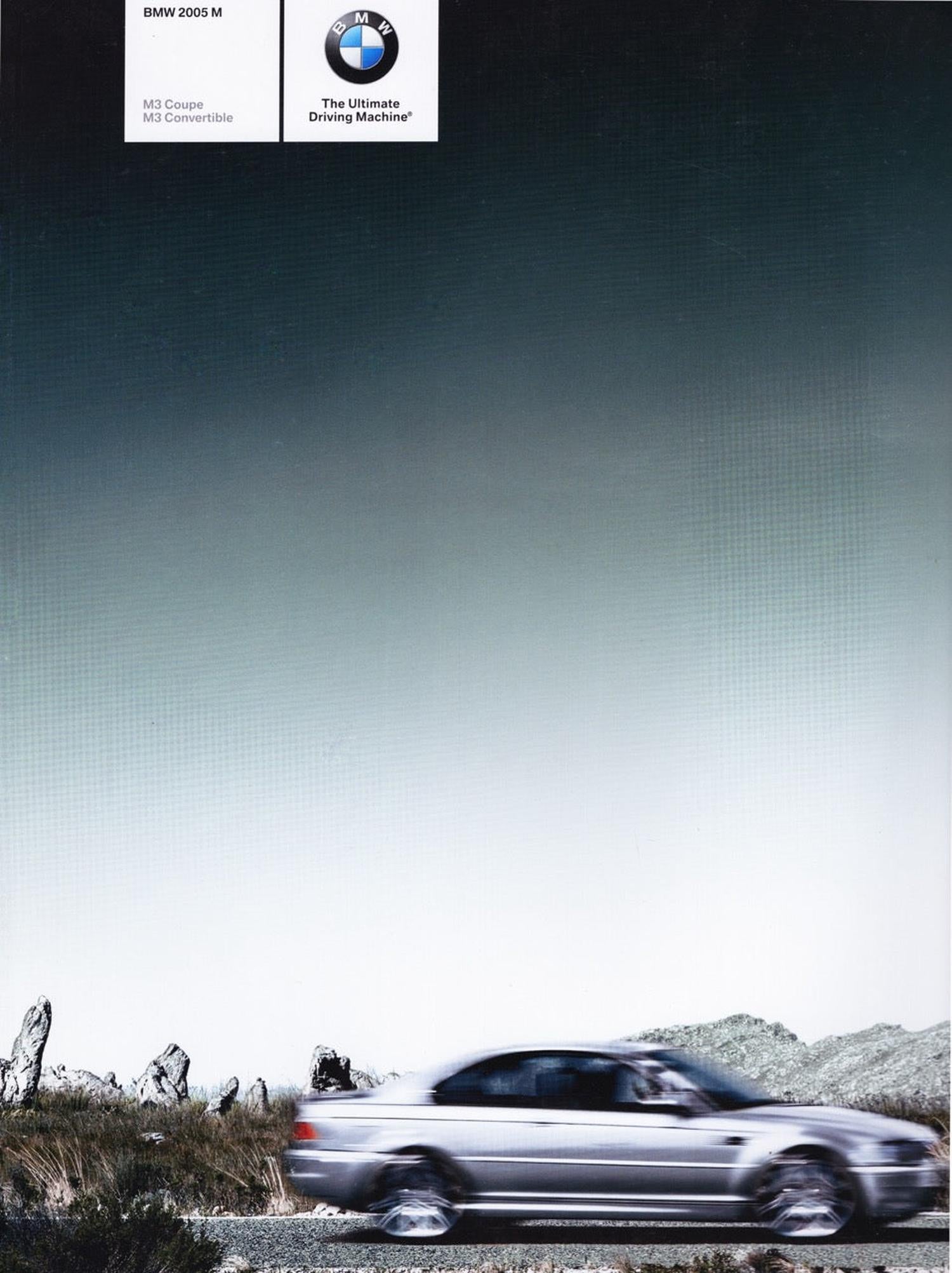 BMW-E46 M3, 2005 a-Dealership-Sales-Brochure