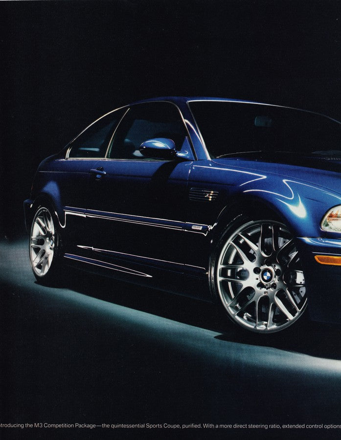 BMW-E46 M3 Competition Package-Magazine-Ad