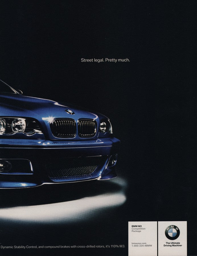 BMW-E46 M3 Competition Package-Magazine-Ad