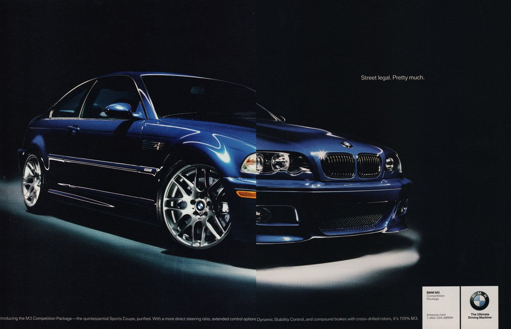 BMW-E46 M3 Competition Package-Magazine-Ad
