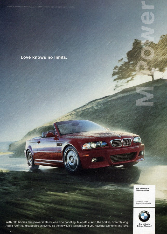 BMW-E46 M3 Love Knows No Limits-Magazine-Ad