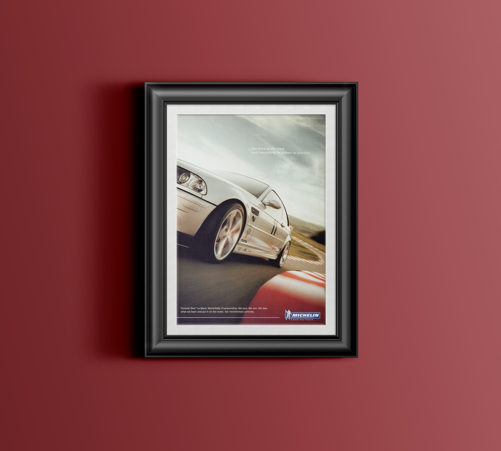 BMW-E46 M3 Michelin-Magazine-Ad