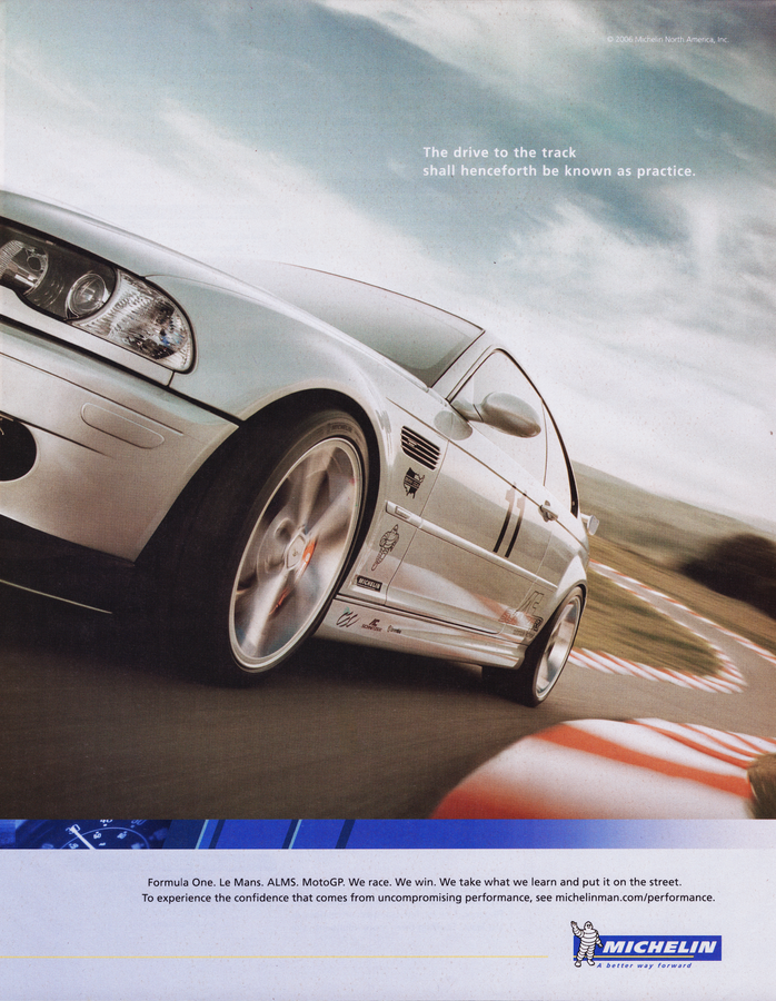 BMW-E46 M3 Michelin-Magazine-Ad