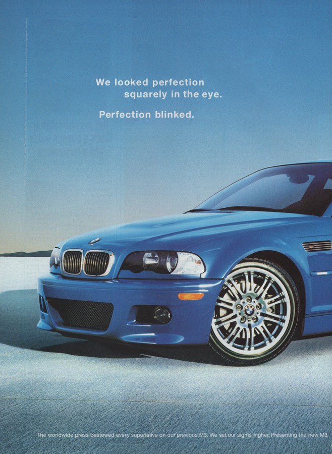 BMW-E46 M3 Perfection Blinked 2-Magazine-Ad