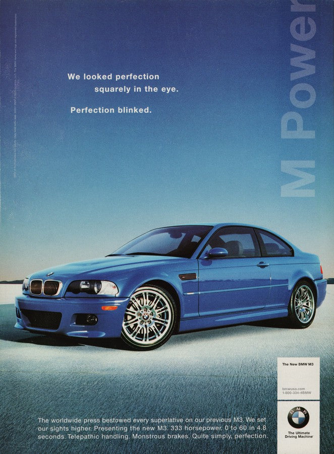 BMW-E46 M3 Perfection Blinked-Magazine-Ad
