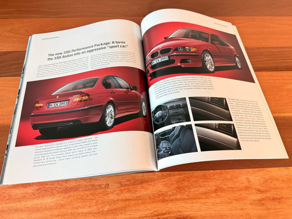 BMW-E46 Sedan, 2004-Dealership-Sales-Brochure
