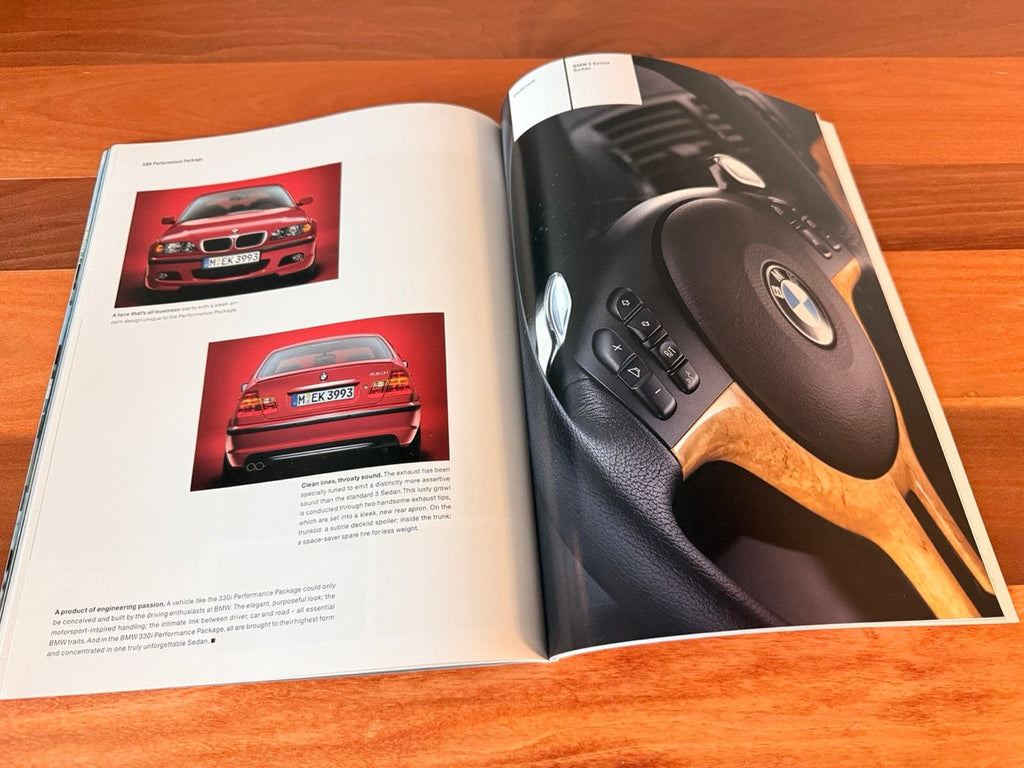 BMW-E46 Sedan, 2004-Dealership-Sales-Brochure