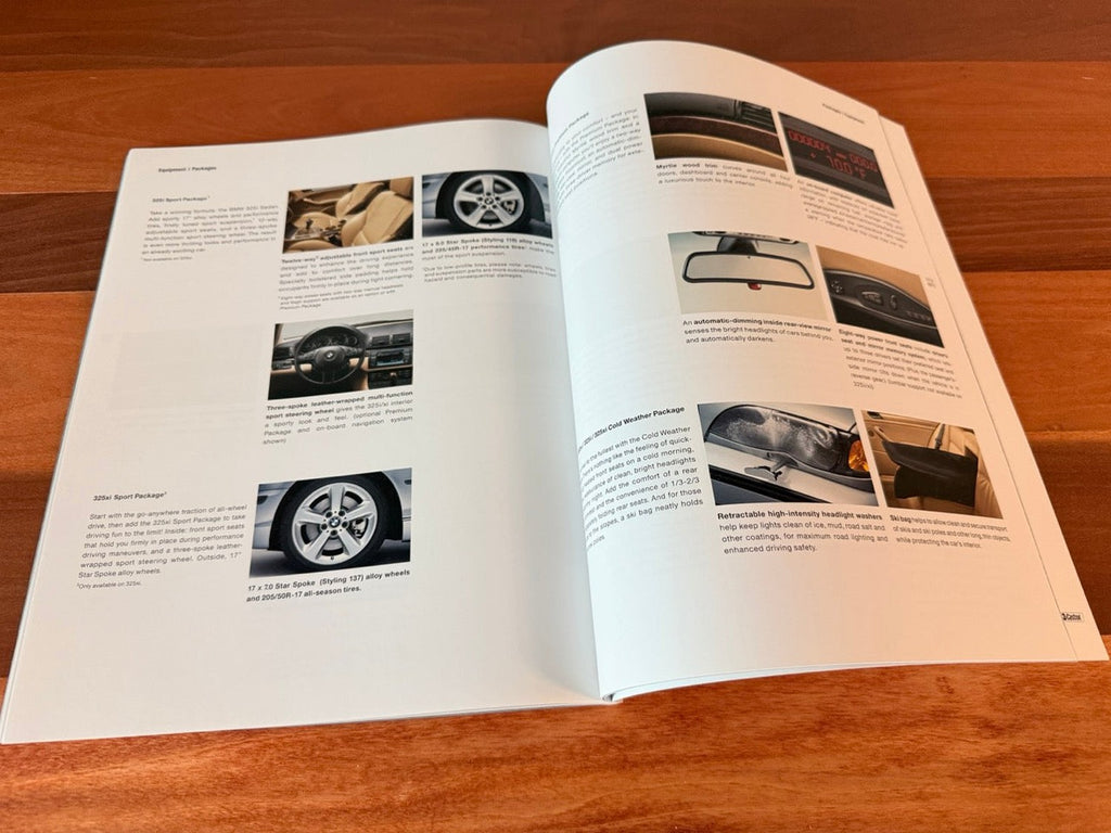 BMW-E46 Sedan, 2004-Dealership-Sales-Brochure