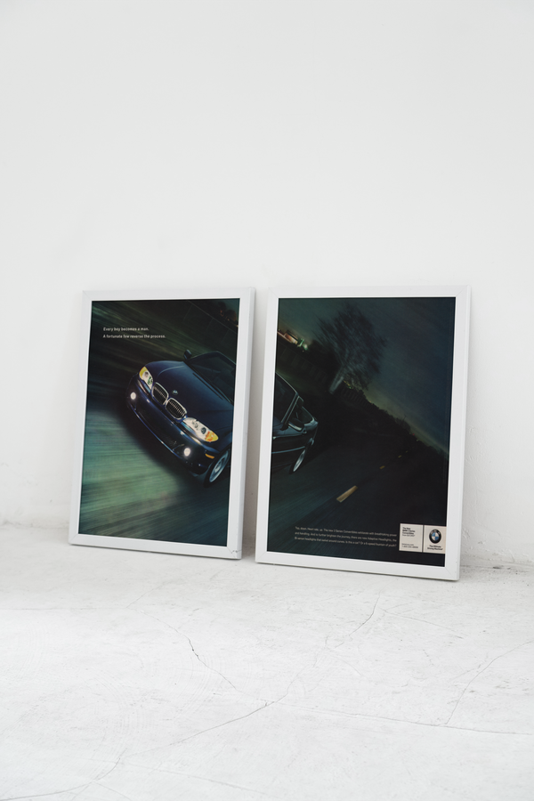 BMW-E46 Top Down. Heart rate, up.-Magazine-Ad