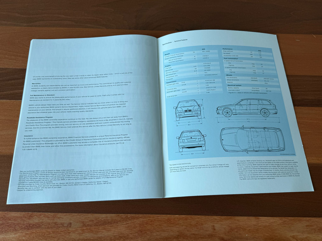 BMW-E46 Touring, 2000 a-Dealership-Sales-Brochure