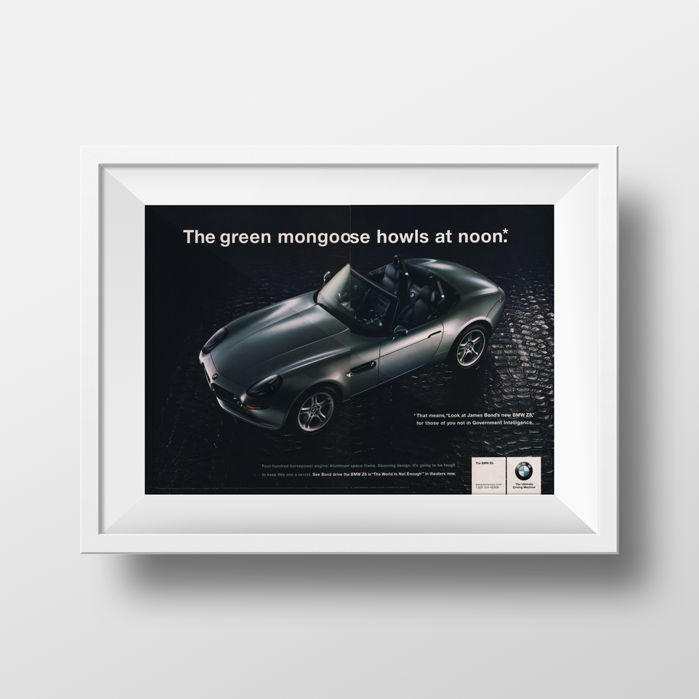 BMW-E52 Z8 The Green Mongoose-Magazine-Ad