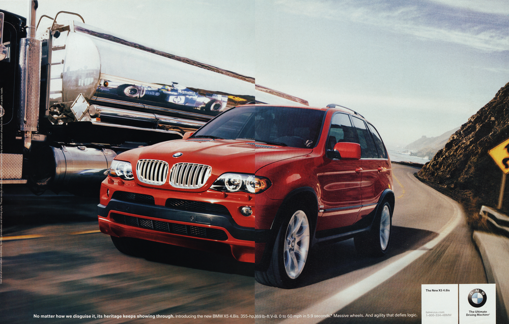 BMW-E53 X5 4.8is Agility That Defies Logic-Magazine-Ad