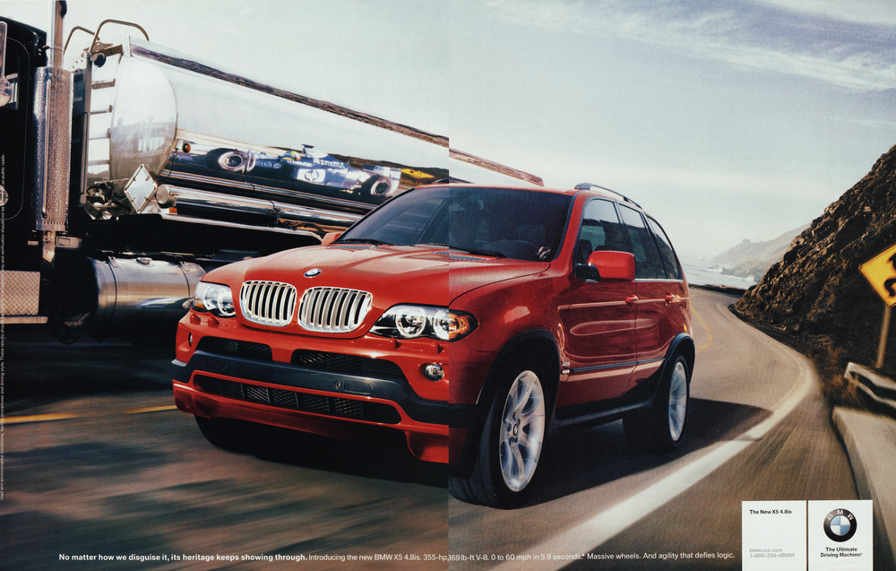 BMW-E53 X5 4.8is Agility That Defies Logic-Vintage-Print-Magazine-Ad-BIMMERtips.com