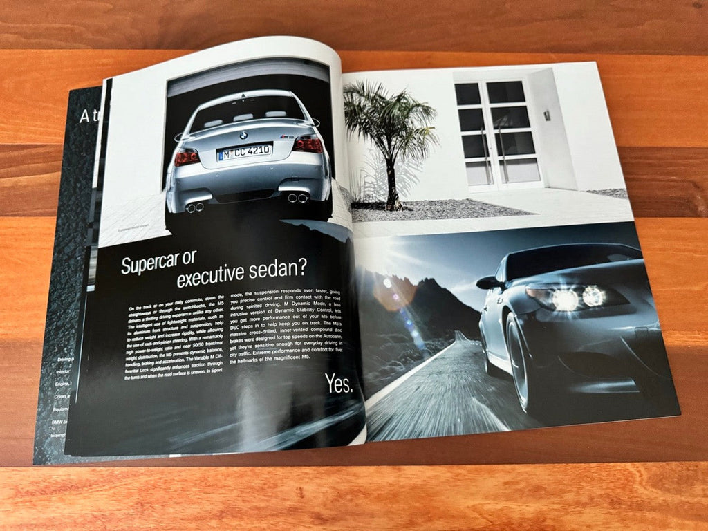 BMW-E60 M5, 2006-Dealership-Sales-Brochure