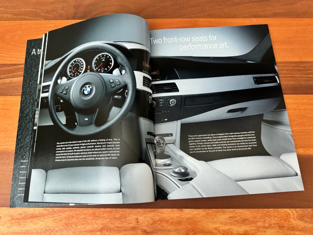BMW-E60 M5, 2006-Dealership-Sales-Brochure