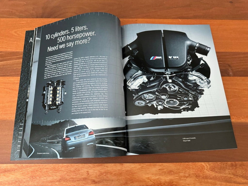 BMW-E60 M5, 2006-Dealership-Sales-Brochure
