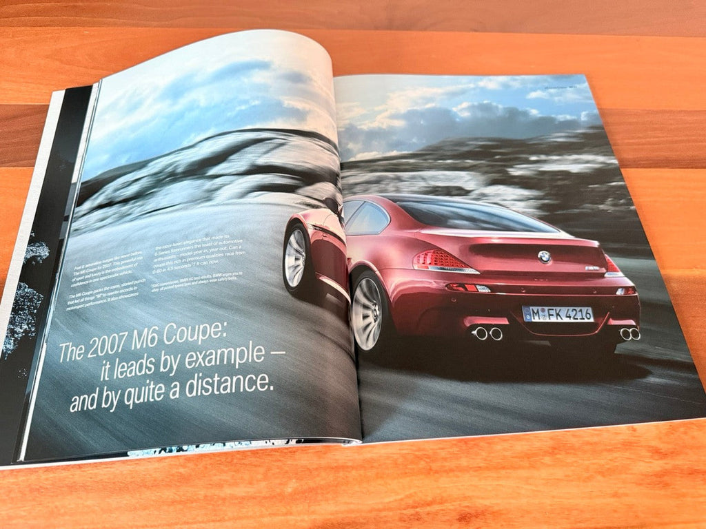 BMW-E60 M5 2008, E63 & E64 M6, 2007-Dealership-Sales-Brochure