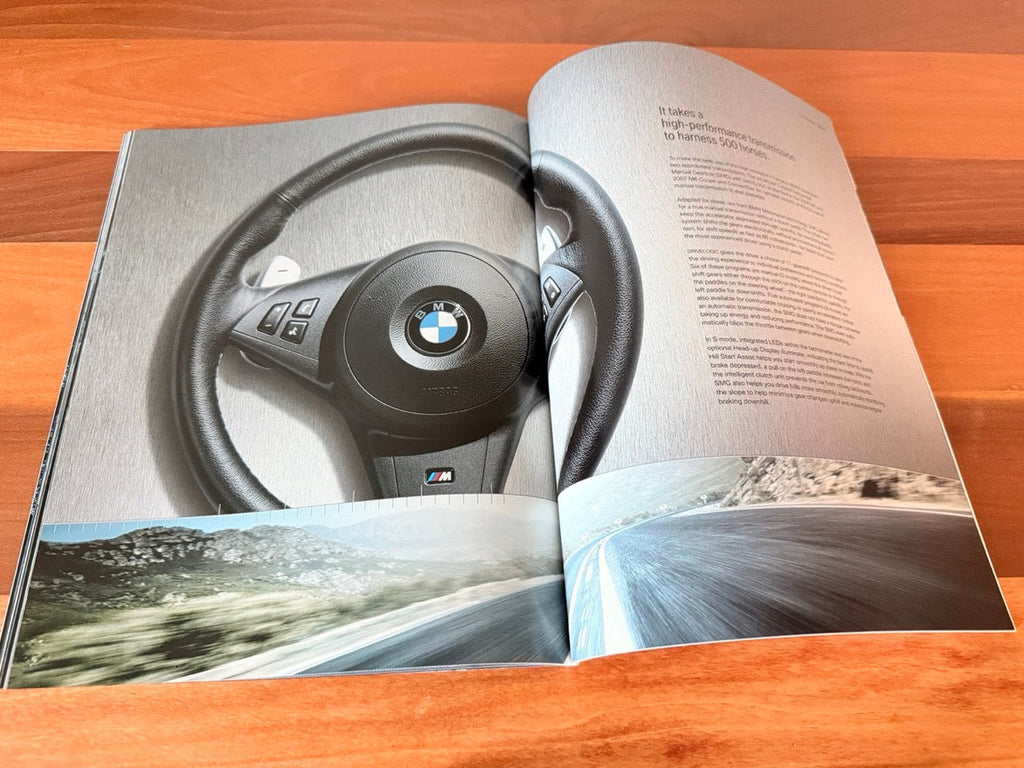 BMW-E60 M5 2008, E63 & E64 M6, 2007-Dealership-Sales-Brochure