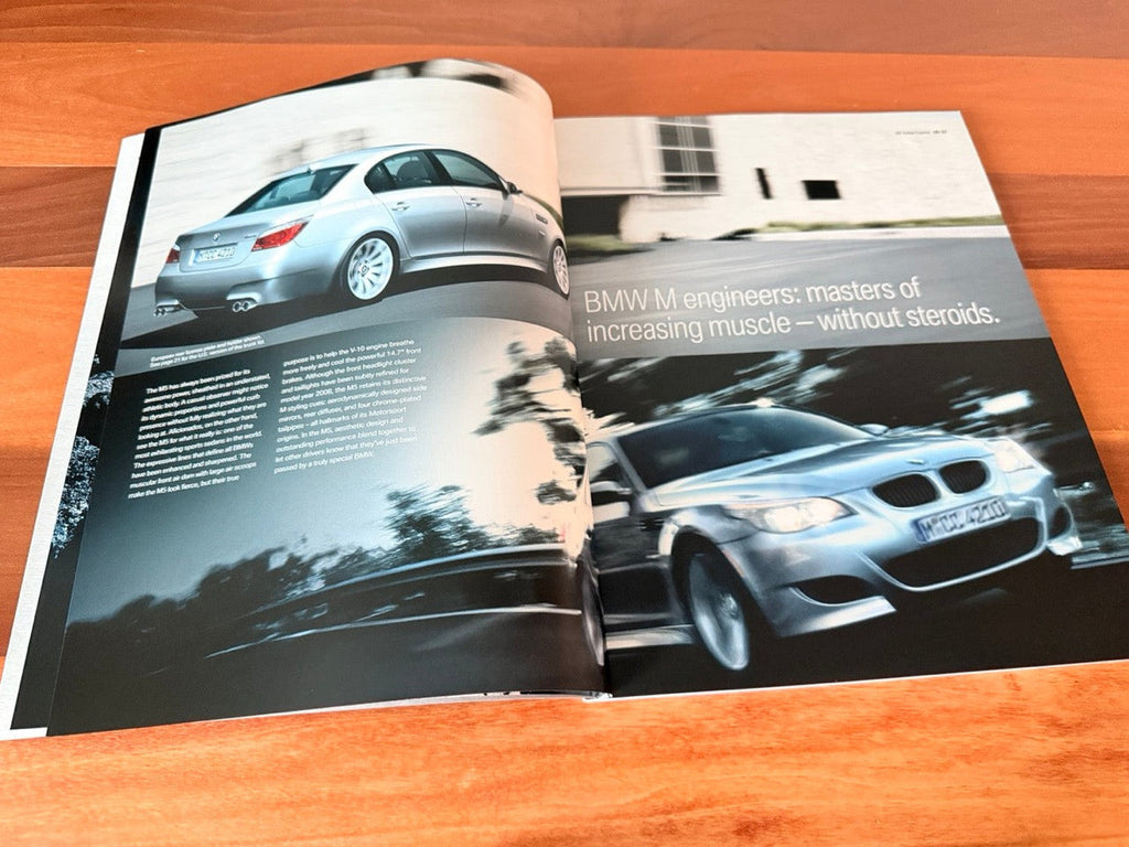 BMW-E60 M5 2008, E63 & E64 M6, 2007-Dealership-Sales-Brochure