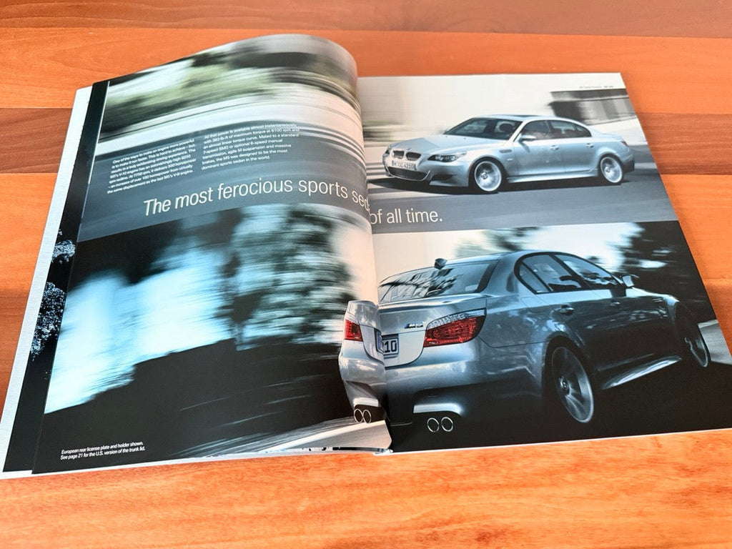 BMW-E60 M5 2008, E63 & E64 M6, 2007-Dealership-Sales-Brochure