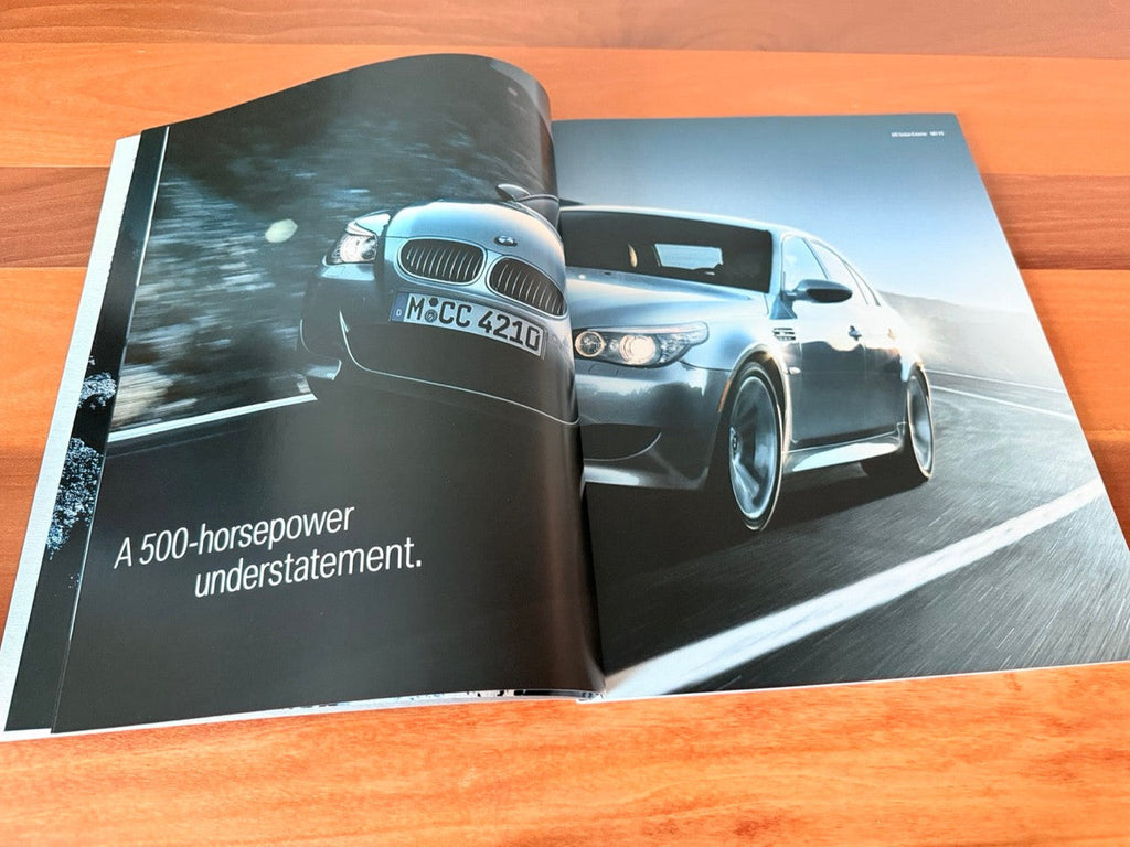 BMW-E60 M5 2008, E63 & E64 M6, 2007-Dealership-Sales-Brochure