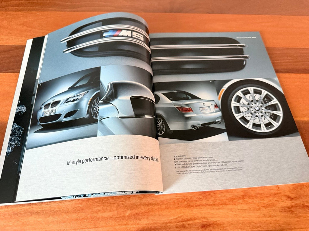 BMW-E60 M5 2008, E63 & E64 M6, 2007-Dealership-Sales-Brochure