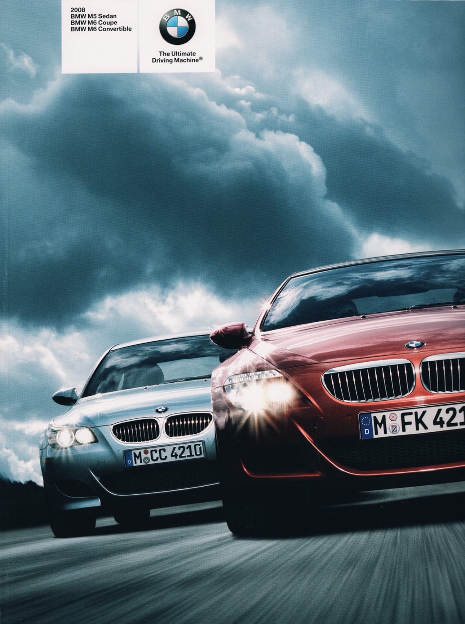 BMW-E60 M5 2008, E63 & E64 M6, 2008-Dealership-Sales-Brochure