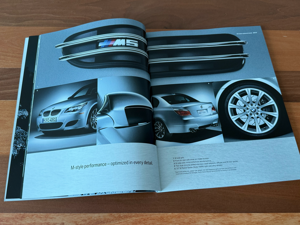 BMW-E60 M5 2008, E63 & E64 M6, 2008-Dealership-Sales-Brochure