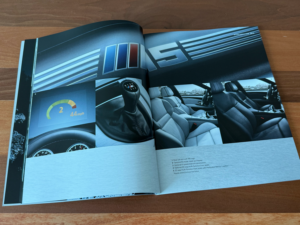 BMW-E60 M5 2008, E63 & E64 M6, 2008-Dealership-Sales-Brochure