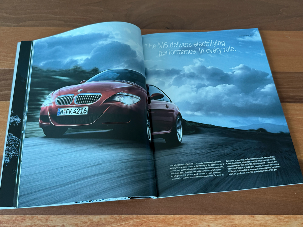 BMW-E60 M5 2008, E63 & E64 M6, 2008-Dealership-Sales-Brochure