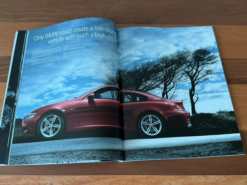 BMW-E60 M5 2008, E63 & E64 M6, 2008-Dealership-Sales-Brochure