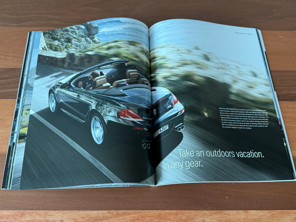 BMW-E60 M5 2008, E63 & E64 M6, 2008-Dealership-Sales-Brochure