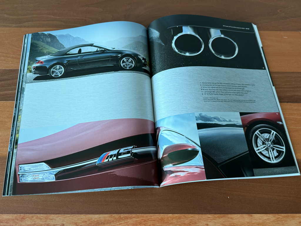 BMW-E60 M5 2008, E63 & E64 M6, 2008-Dealership-Sales-Brochure