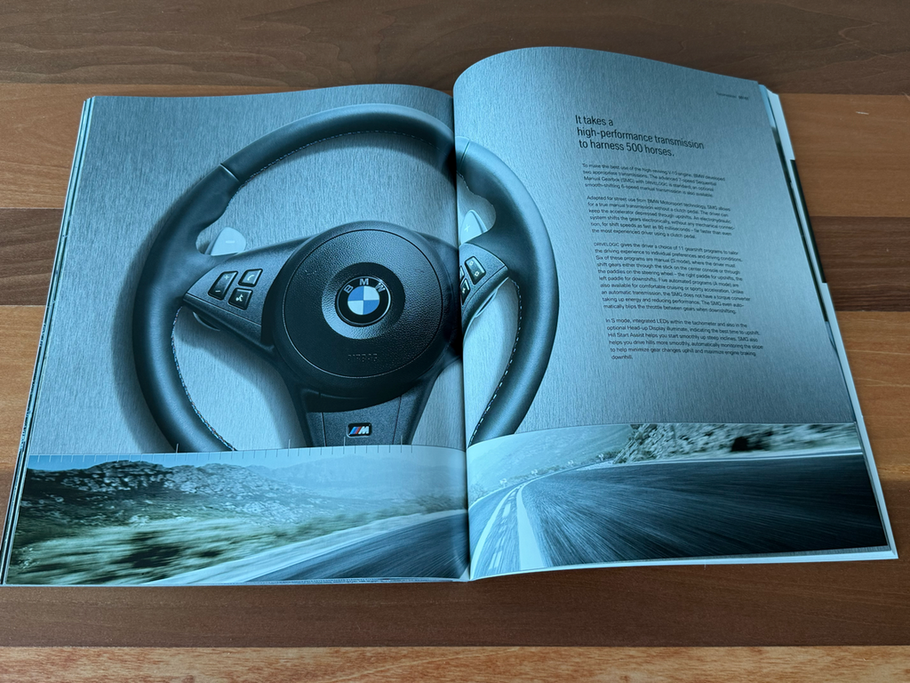 BMW-E60 M5 2008, E63 & E64 M6, 2008-Dealership-Sales-Brochure