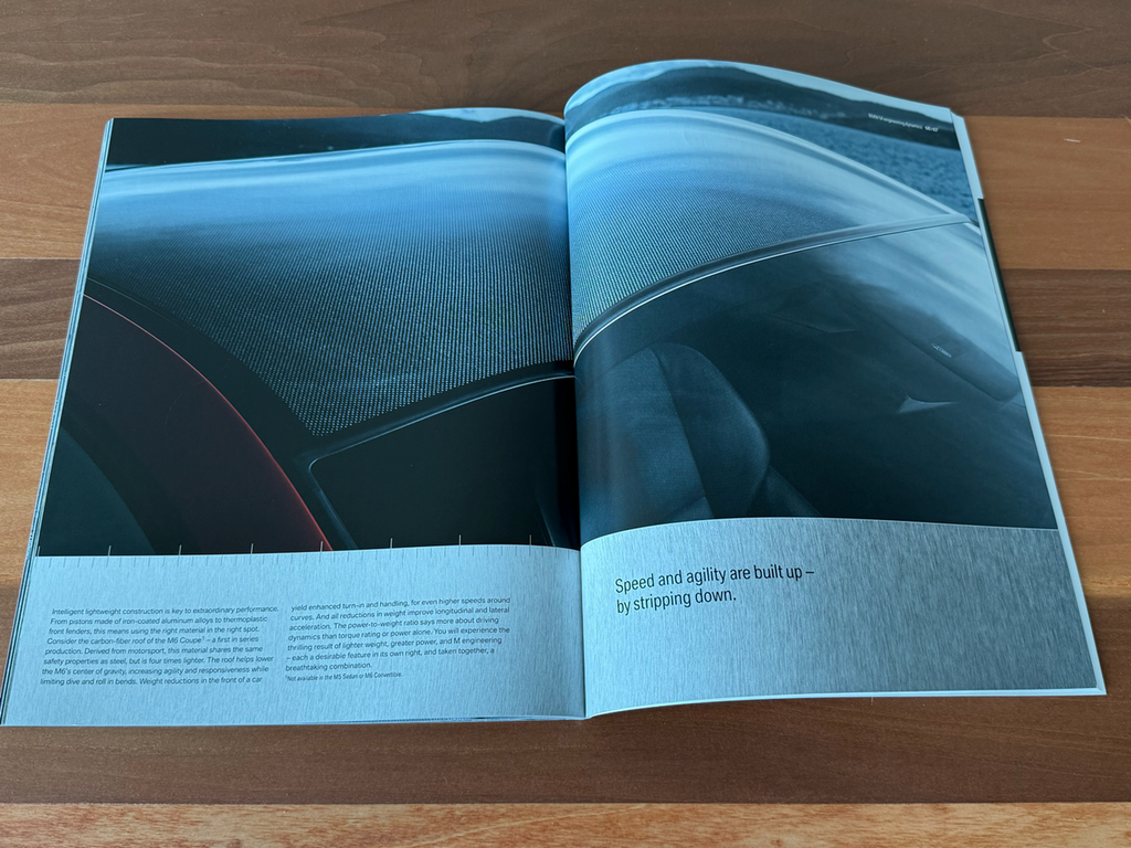 BMW-E60 M5 2008, E63 & E64 M6, 2008-Dealership-Sales-Brochure