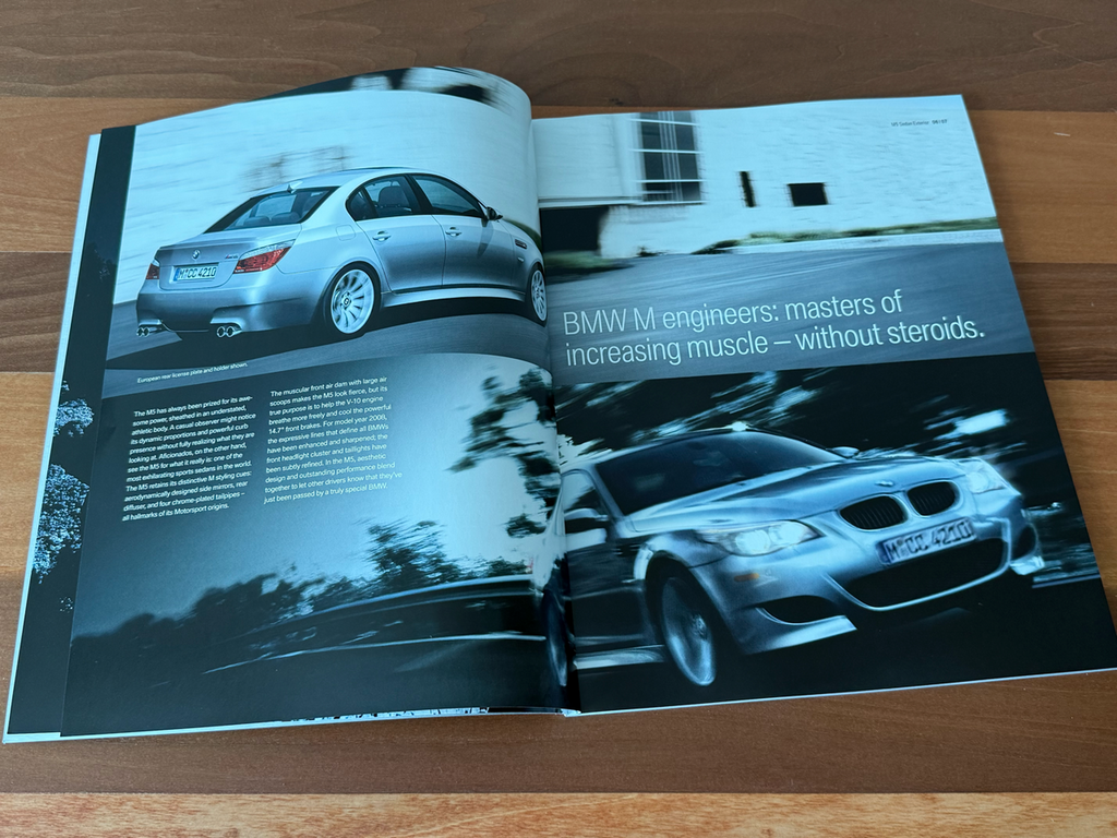 BMW-E60 M5 2008, E63 & E64 M6, 2008-Dealership-Sales-Brochure