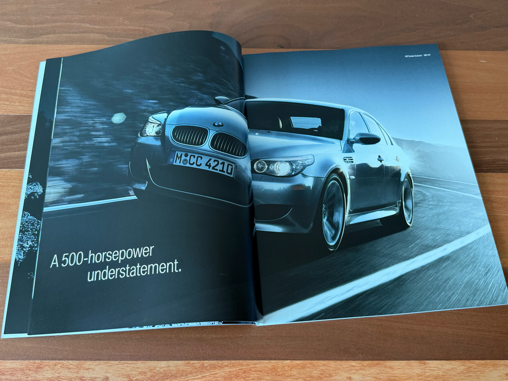 BMW-E60 M5 2008, E63 & E64 M6, 2008-Dealership-Sales-Brochure