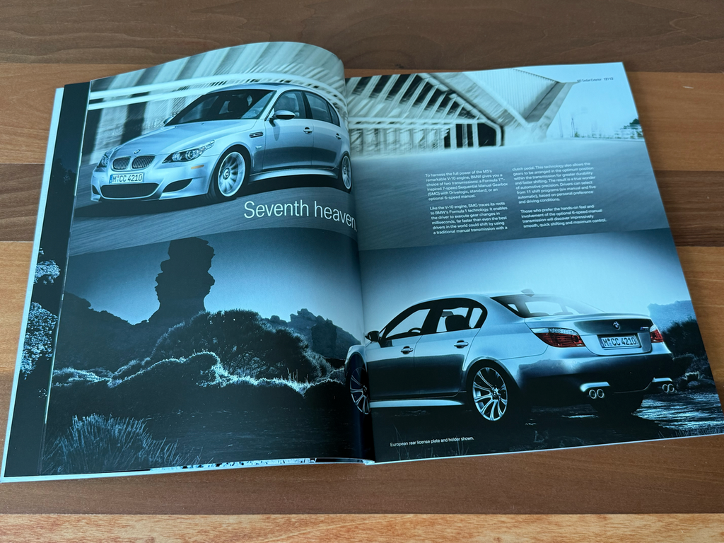 BMW-E60 M5 2008, E63 & E64 M6, 2008-Dealership-Sales-Brochure