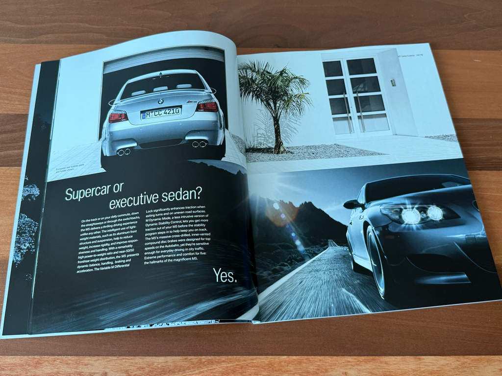 BMW-E60 M5 2008, E63 & E64 M6, 2008-Dealership-Sales-Brochure