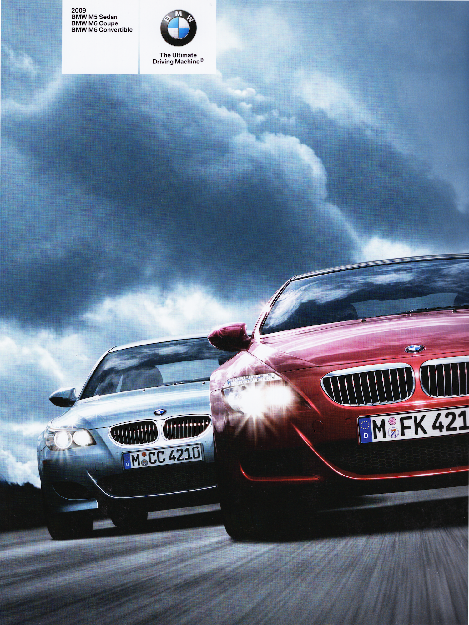 BMW-E60 M5, E63 & E64 M6, 2009-Dealership-Sales-Brochure