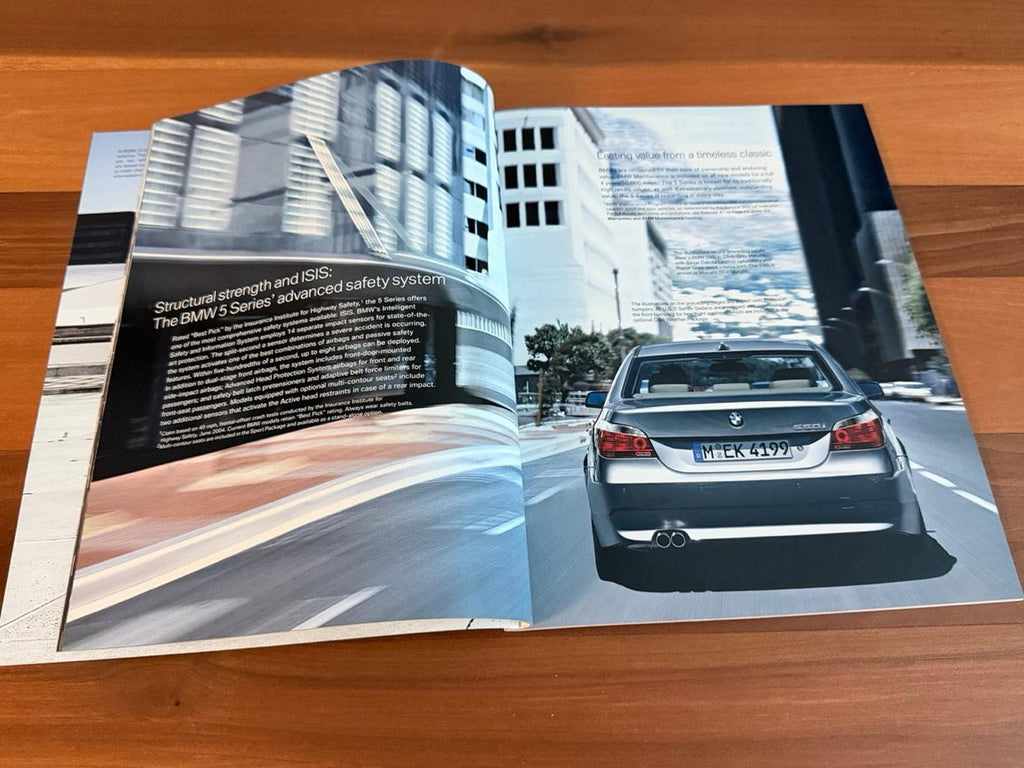 BMW-E60 Sedan, 2007-Dealership-Sales-Brochure