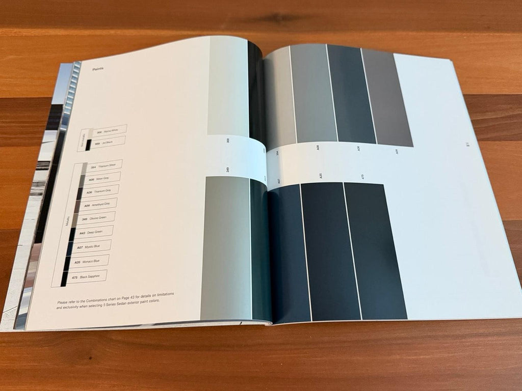 BMW-E60 Sedan, 2007-Dealership-Sales-Brochure