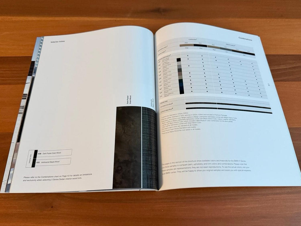 BMW-E60 Sedan, 2007-Dealership-Sales-Brochure