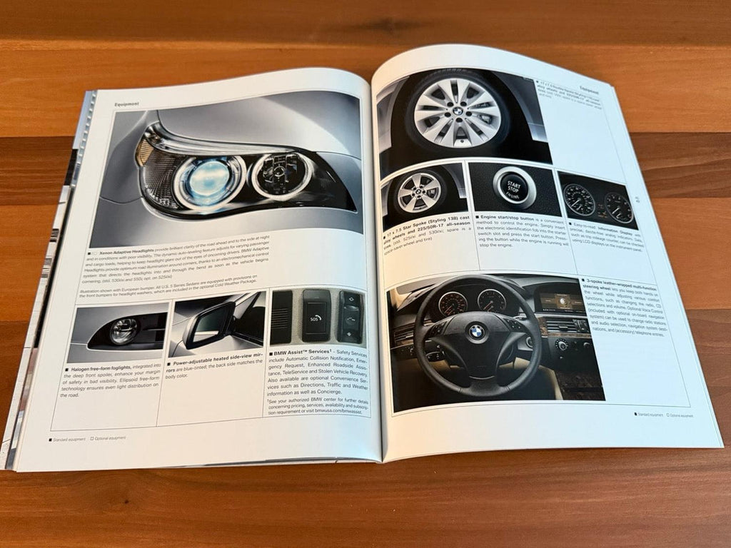 BMW-E60 Sedan, 2007-Dealership-Sales-Brochure
